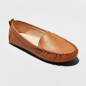 Kirby Faux Leather Moccasin Flat Loafer